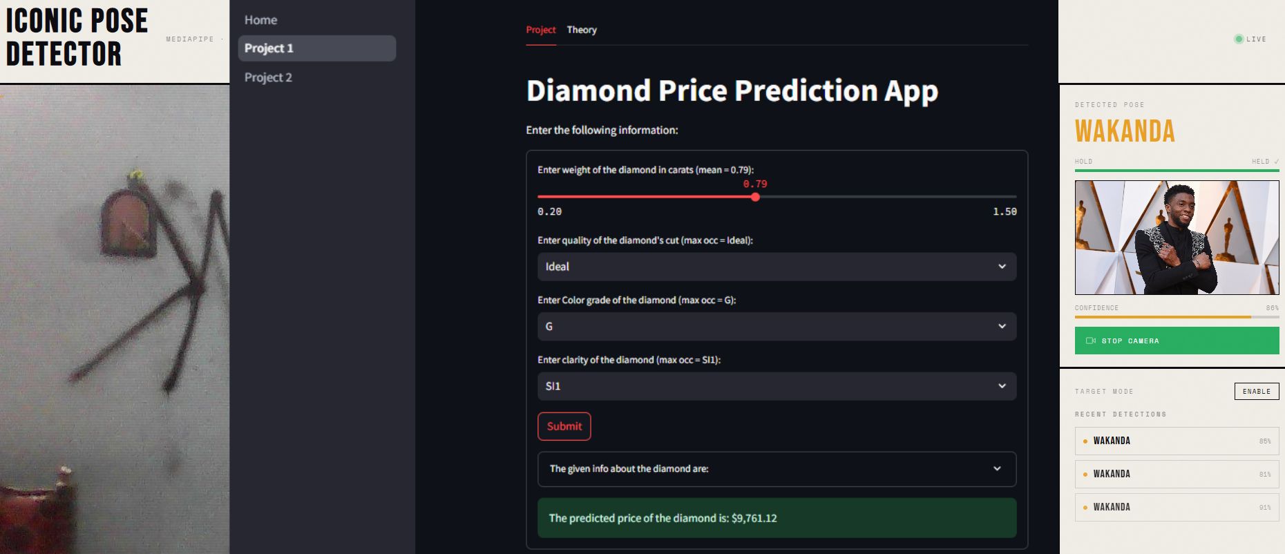 Streamlit ML Showcase